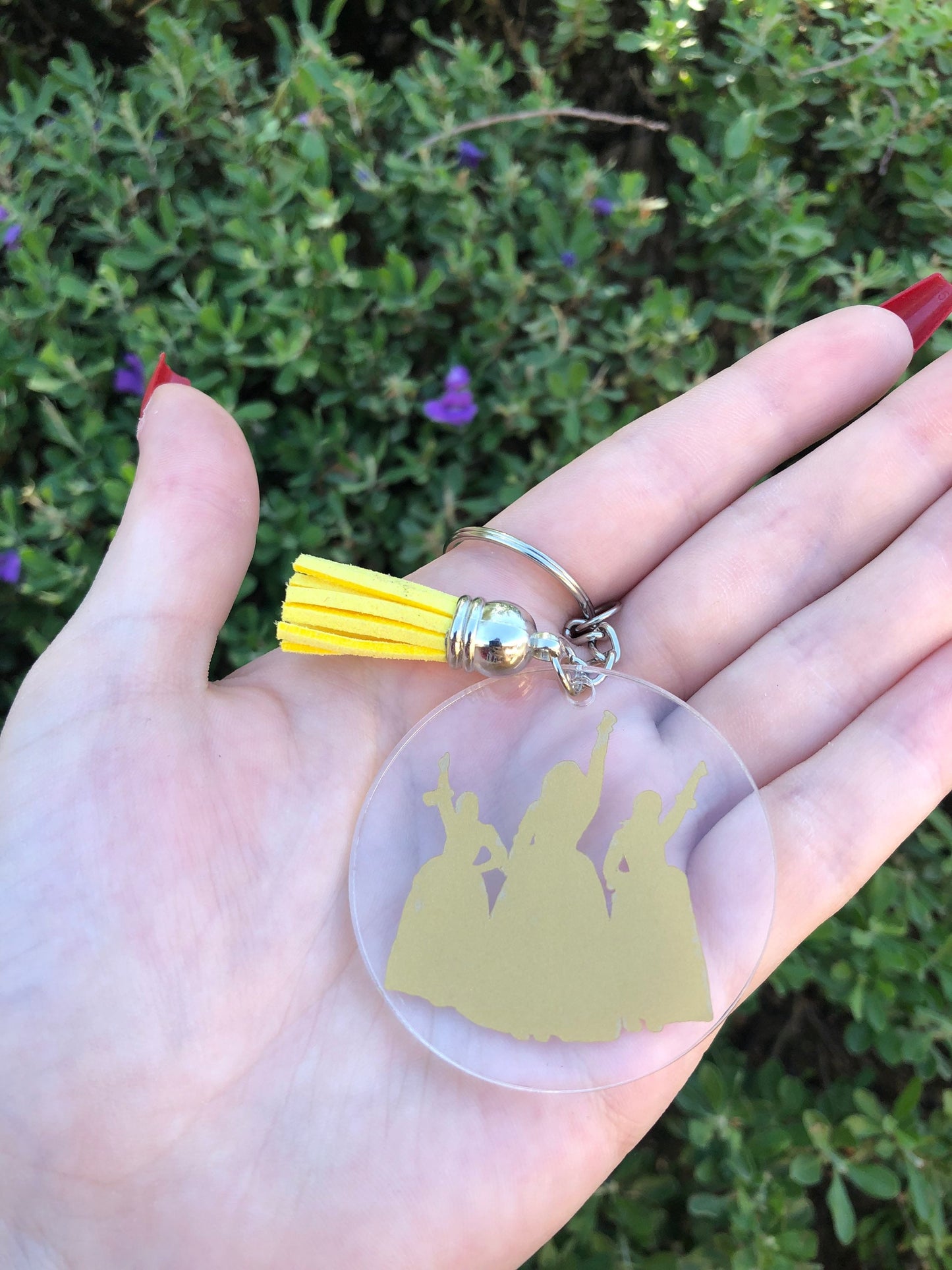 Hamilton Musical Schuyler Sisters Inspired Acrylic Keychain - ShopCassiesCrafts
