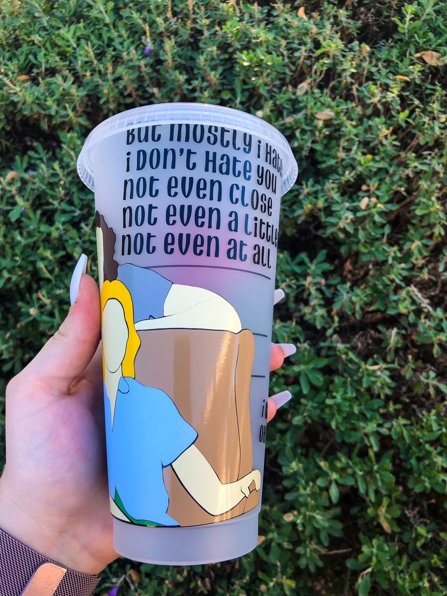 10 Things I Hate About You Decorated Cold Cup
