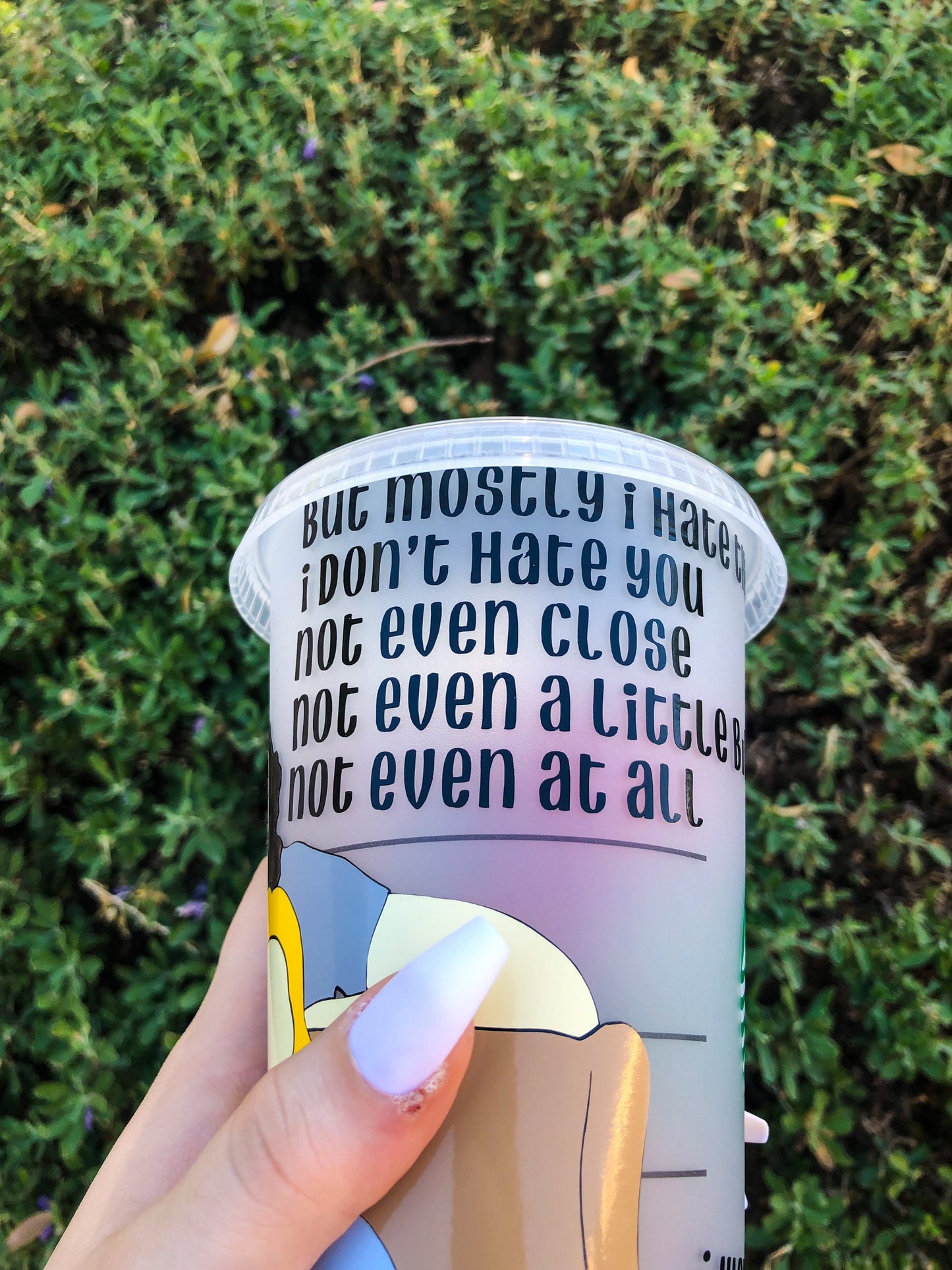 10 Things I Hate About You Decorated Cold Cup