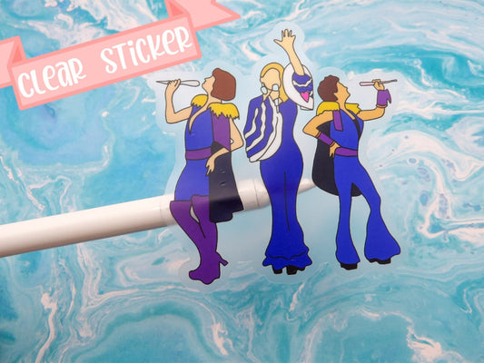 Mamma Mia Clear Sticker and Holographic Stickers - ShopCassiesCrafts