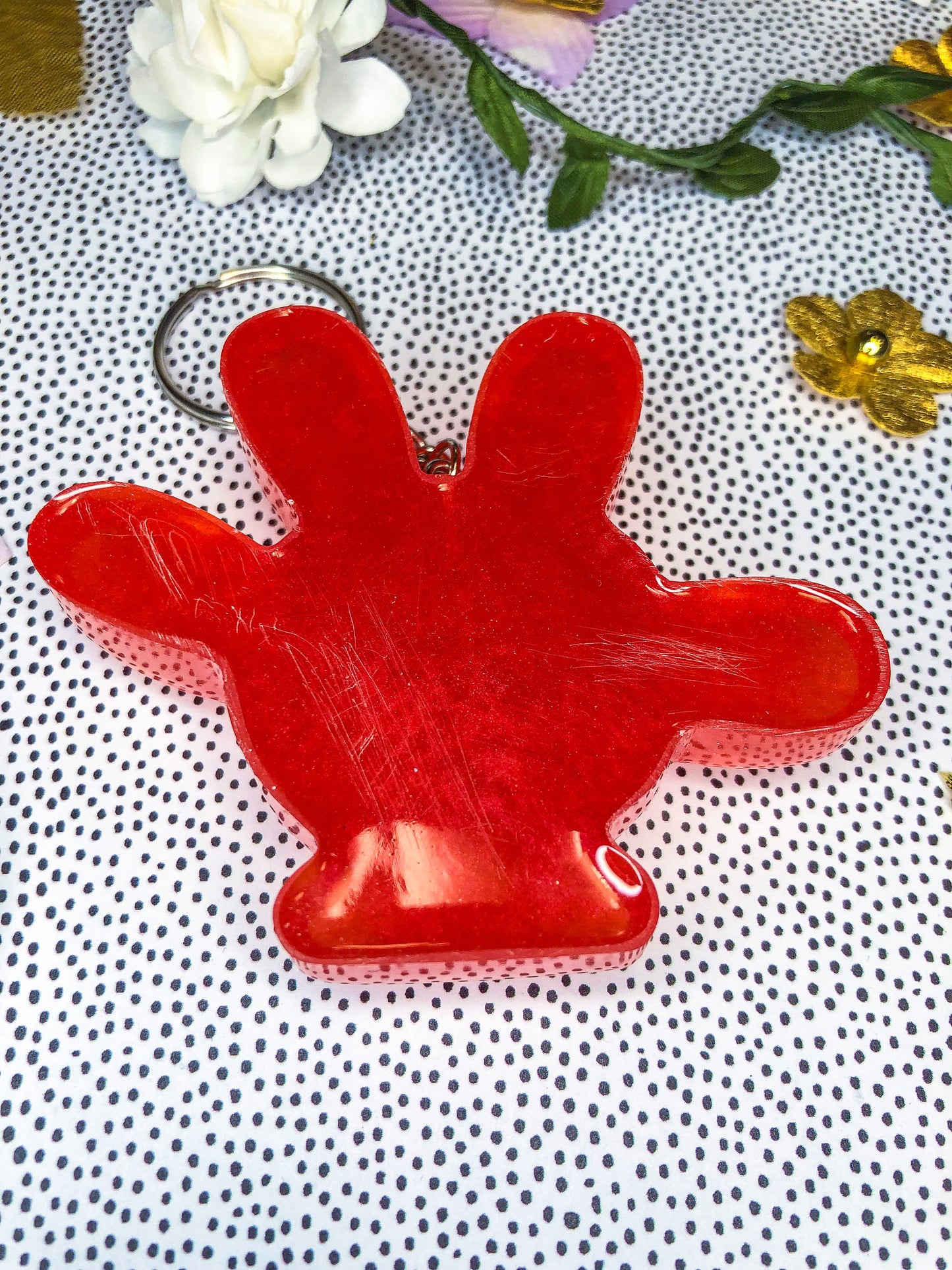 Disneyland Mouse & Hand Resin Keychains - Read Description!