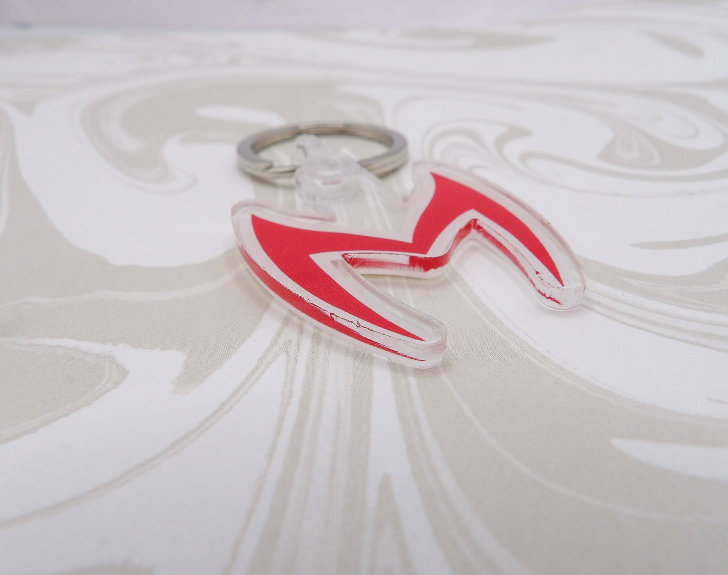 Wanda Maximoff/Scarlet Witch Inspired Die Cut Acrylic Keychain