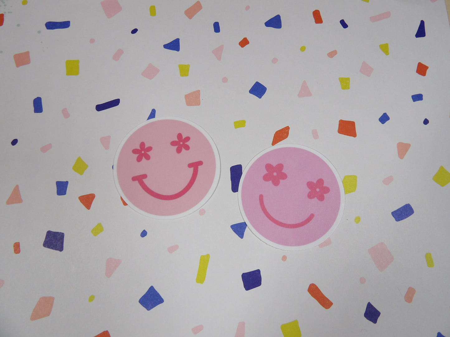 Pink Positivity Stickers / Flowers / Peachy / Inspirational / Trendy / Aesthetic - ShopCassiesCrafts