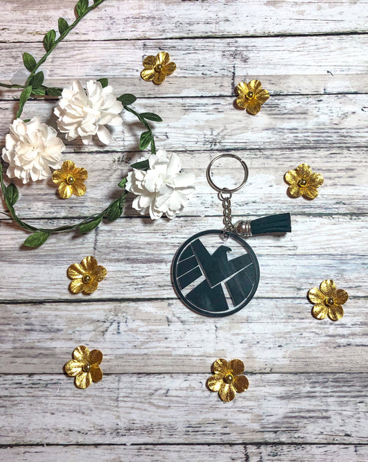 Shield Marvel Avengers Inspired Acrylic Keychain - ShopCassiesCrafts