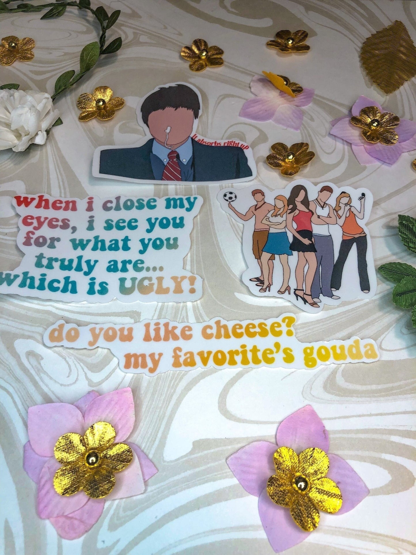 She's The Man Stickers - ShopCassiesCrafts