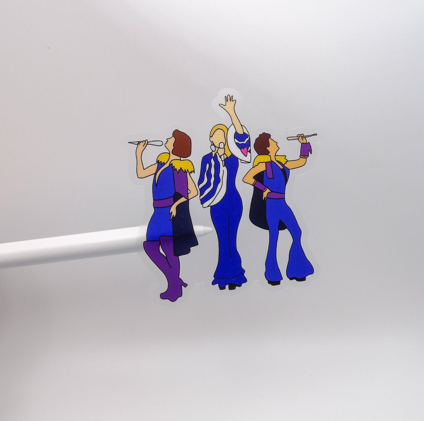 Mamma Mia Clear Sticker and Holographic Stickers - ShopCassiesCrafts