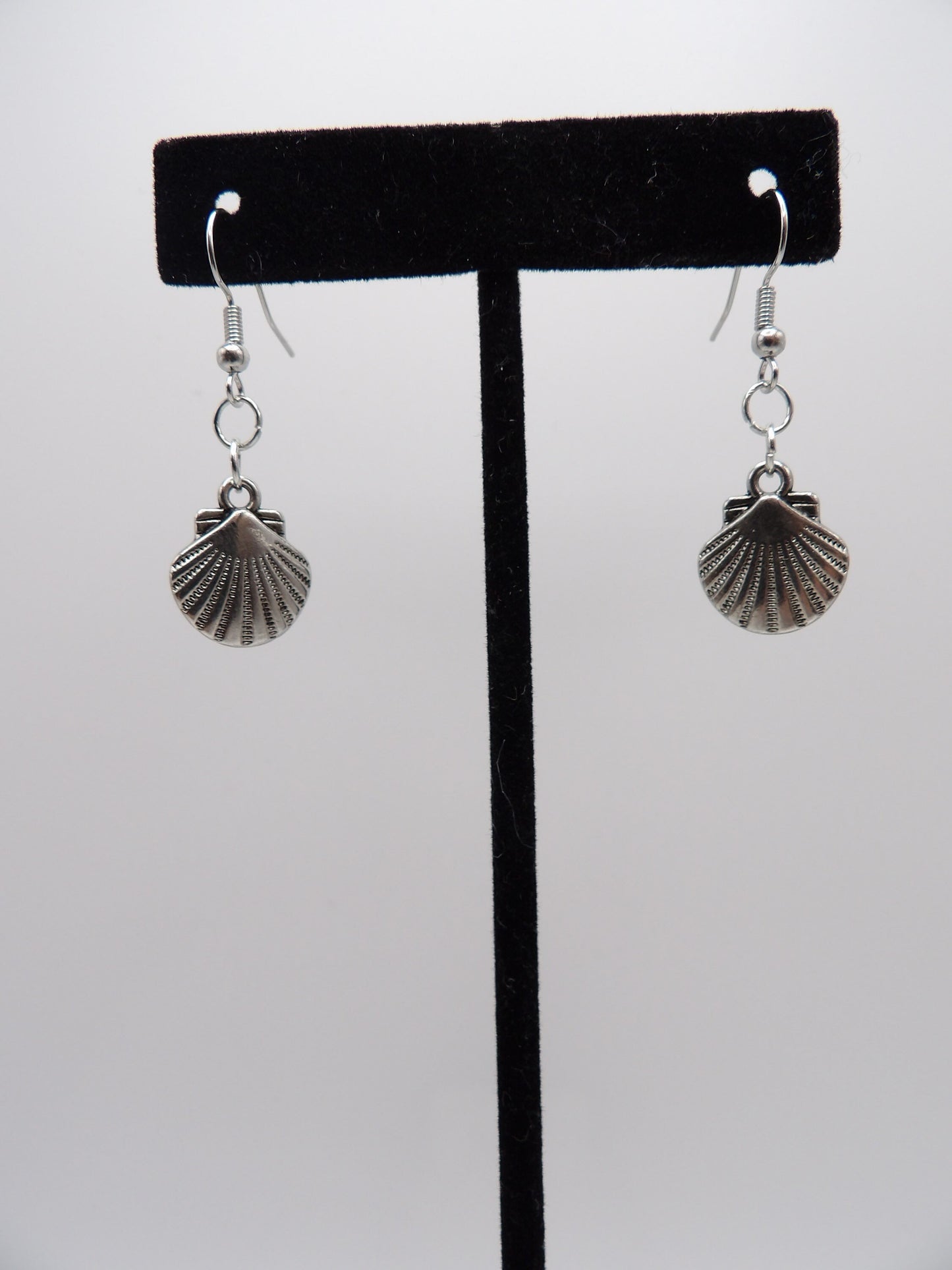 Silver Sea Shell Earrings