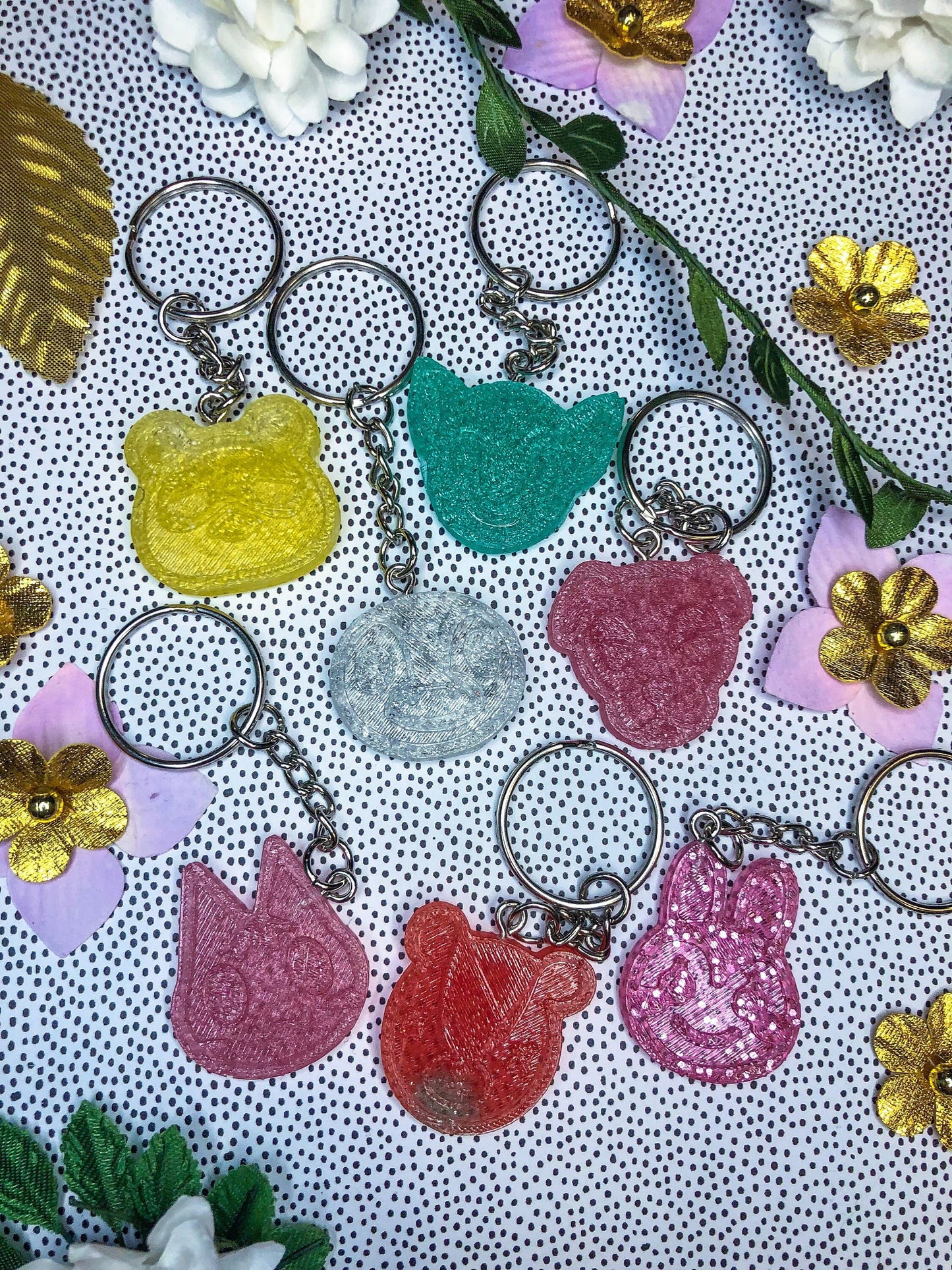 Animal Crossing Character Resin Keychains - Read Description!