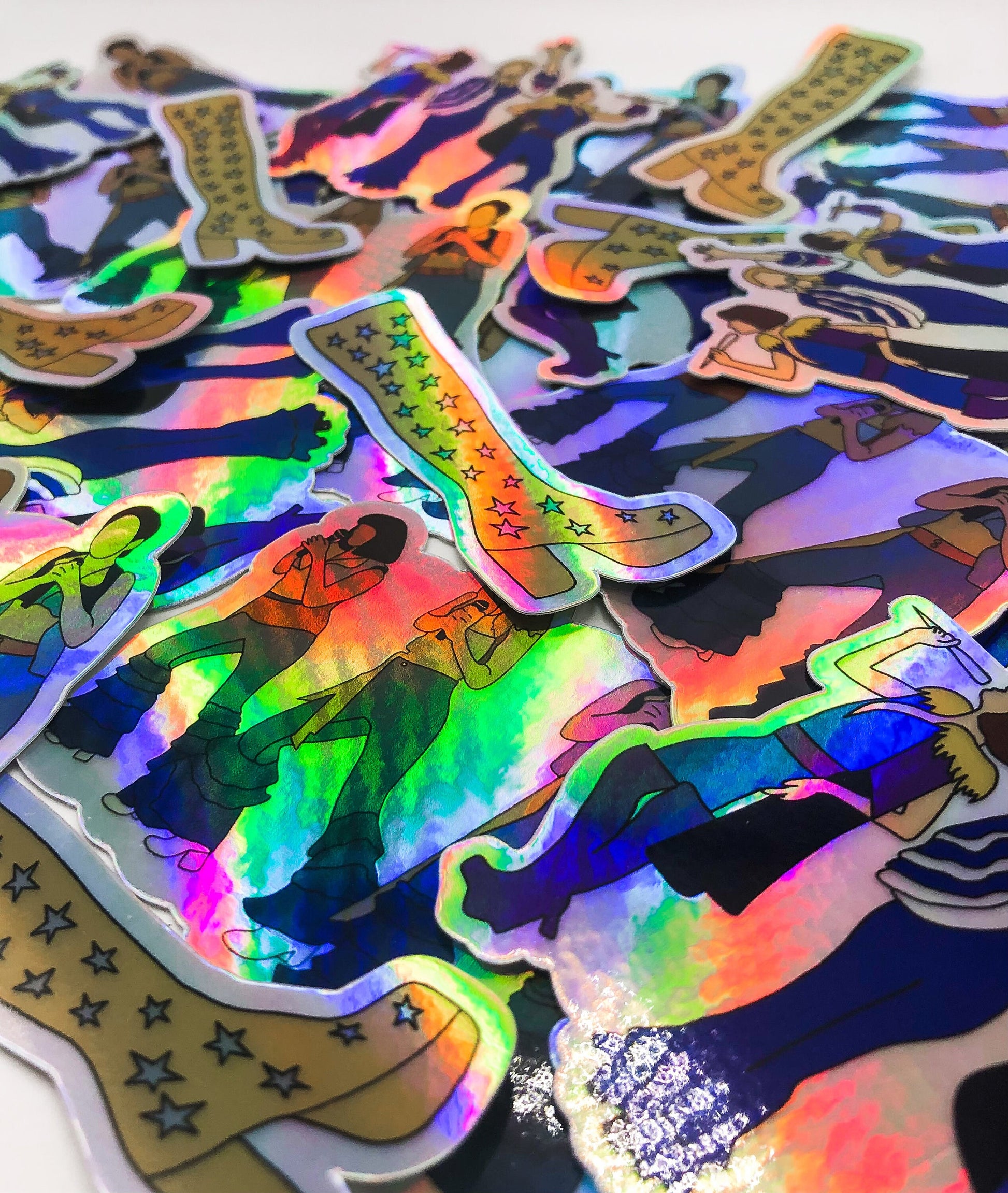 Mamma Mia Clear Sticker and Holographic Stickers - ShopCassiesCrafts