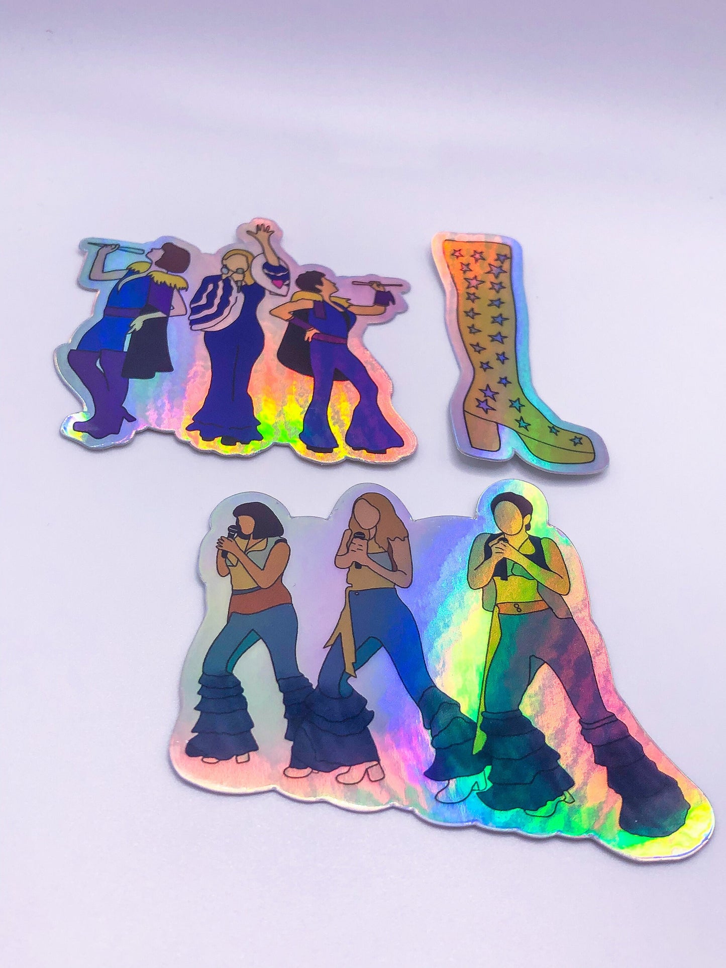 Mamma Mia Clear Sticker and Holographic Stickers - ShopCassiesCrafts