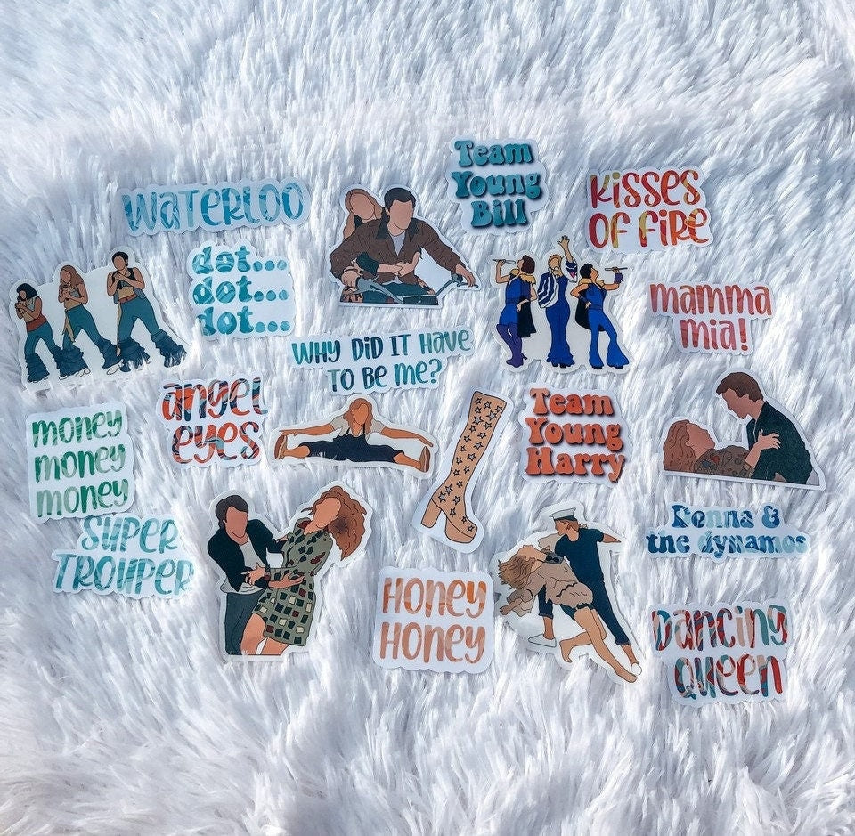 Mamma Mia Stickers - ShopCassiesCrafts