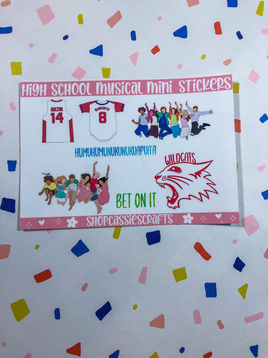 High School Musical Mini Sticker Sheets