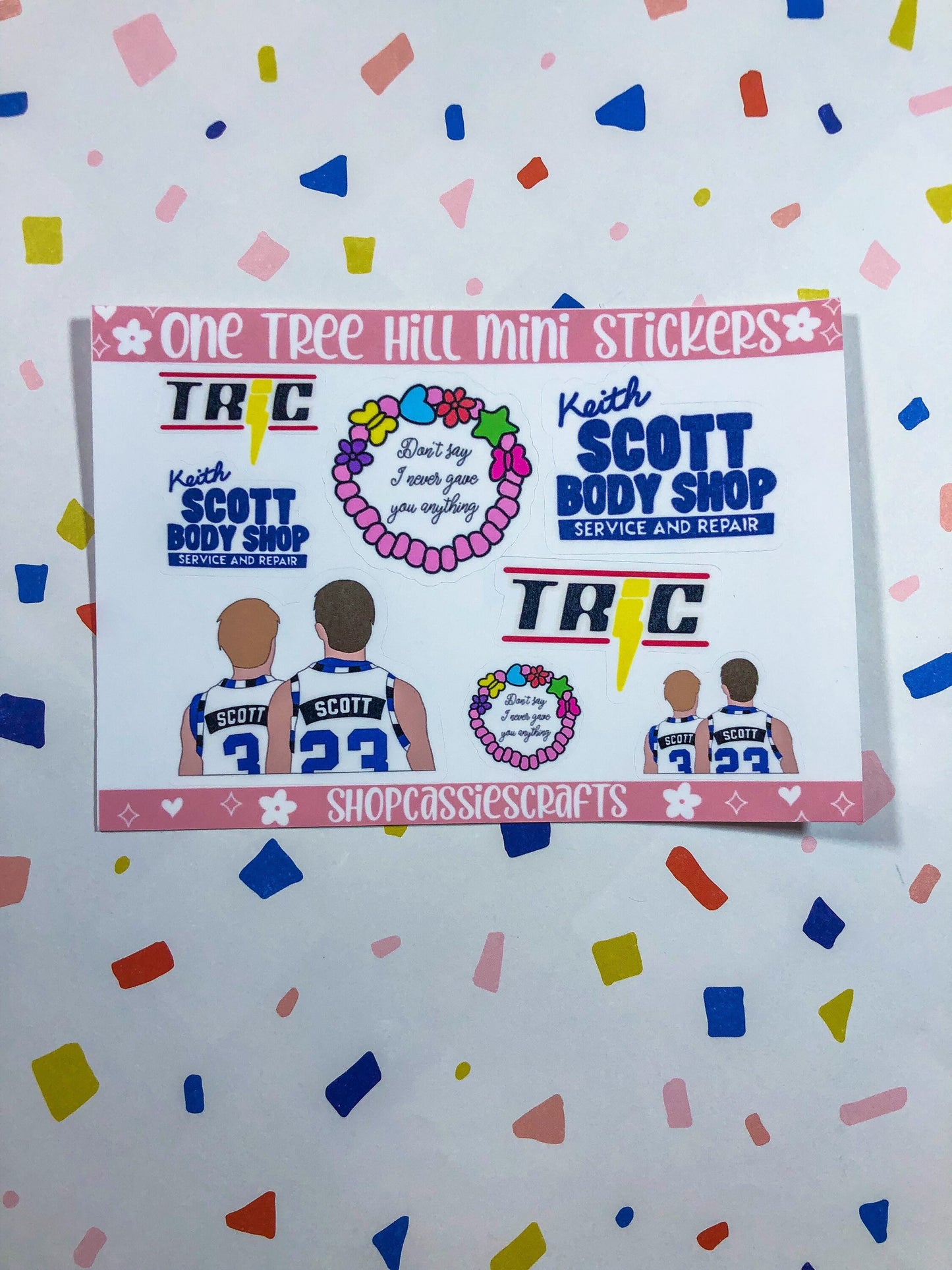 OTH Mini Sticker Sheets - ShopCassiesCrafts