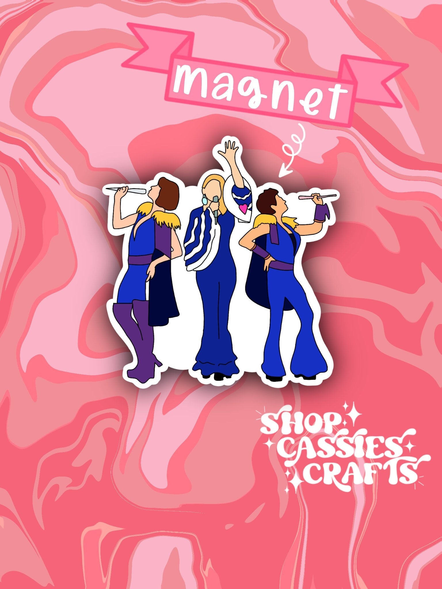 Mamma Mia Donna & Dynamos Magnet - ShopCassiesCrafts