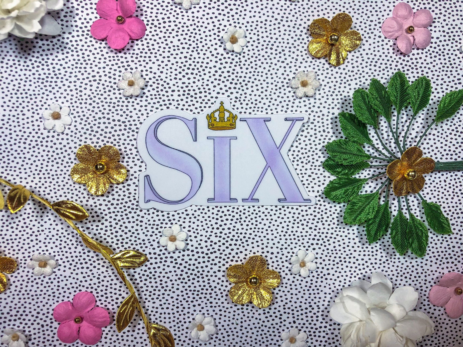 Six Sticker - ShopCassiesCrafts