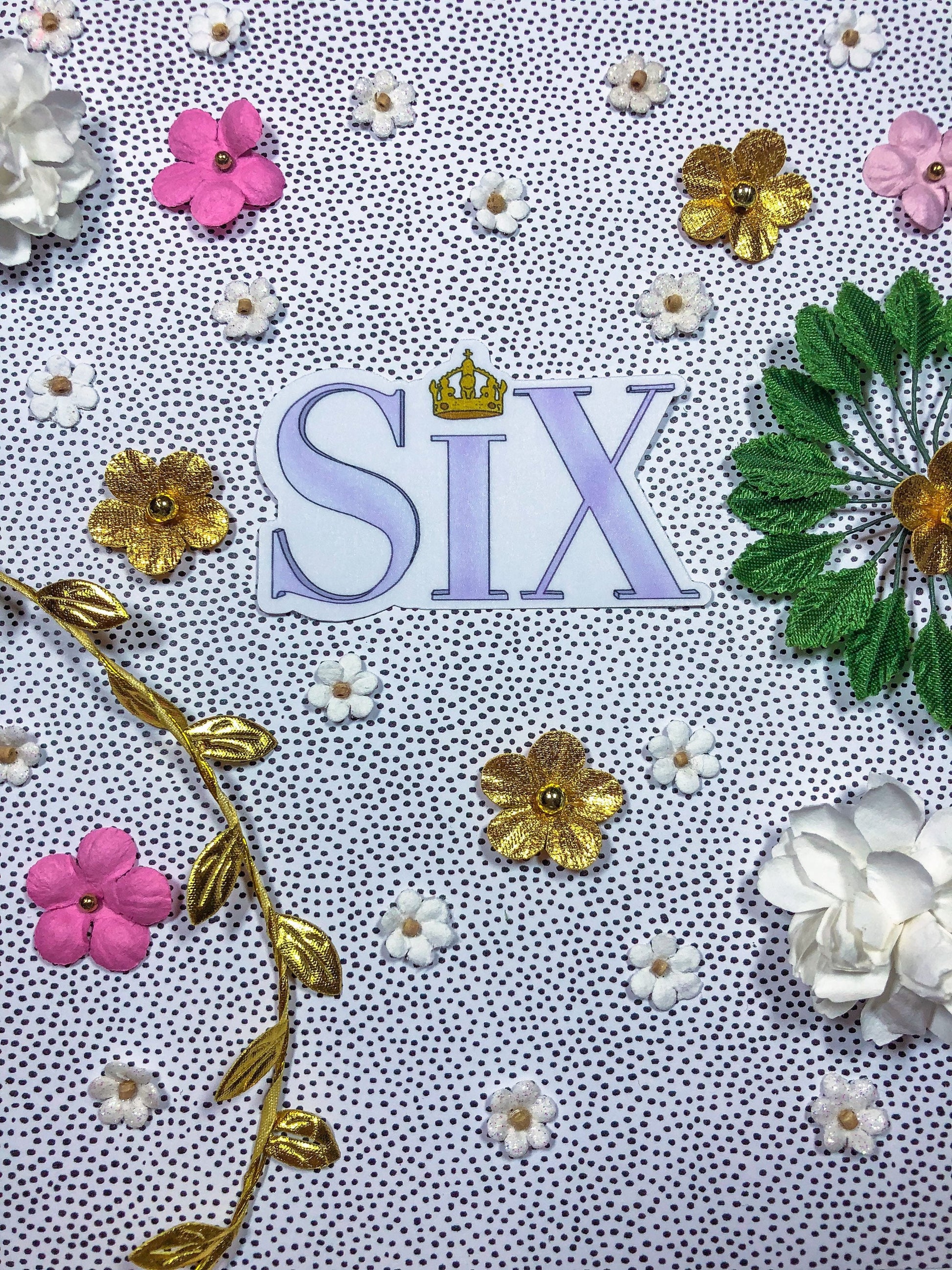 Six Sticker - ShopCassiesCrafts