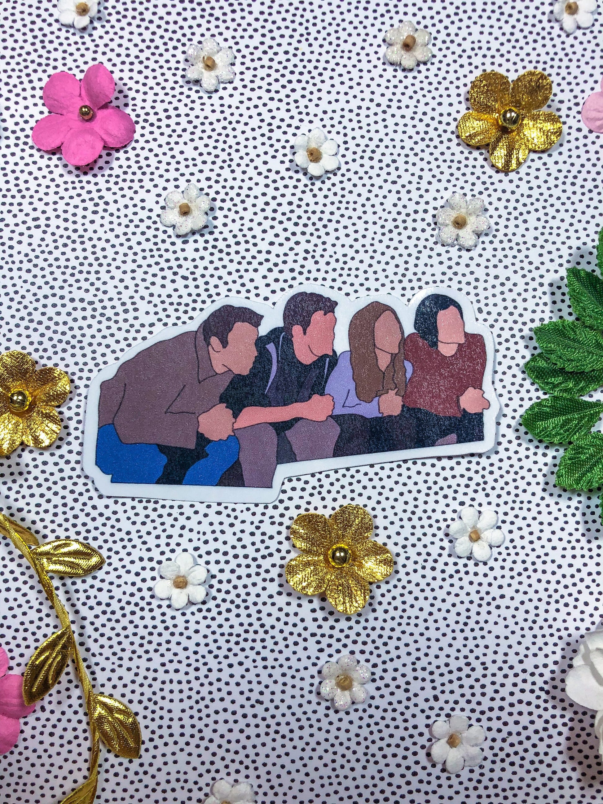 Friends TV Show Stickers - ShopCassiesCrafts