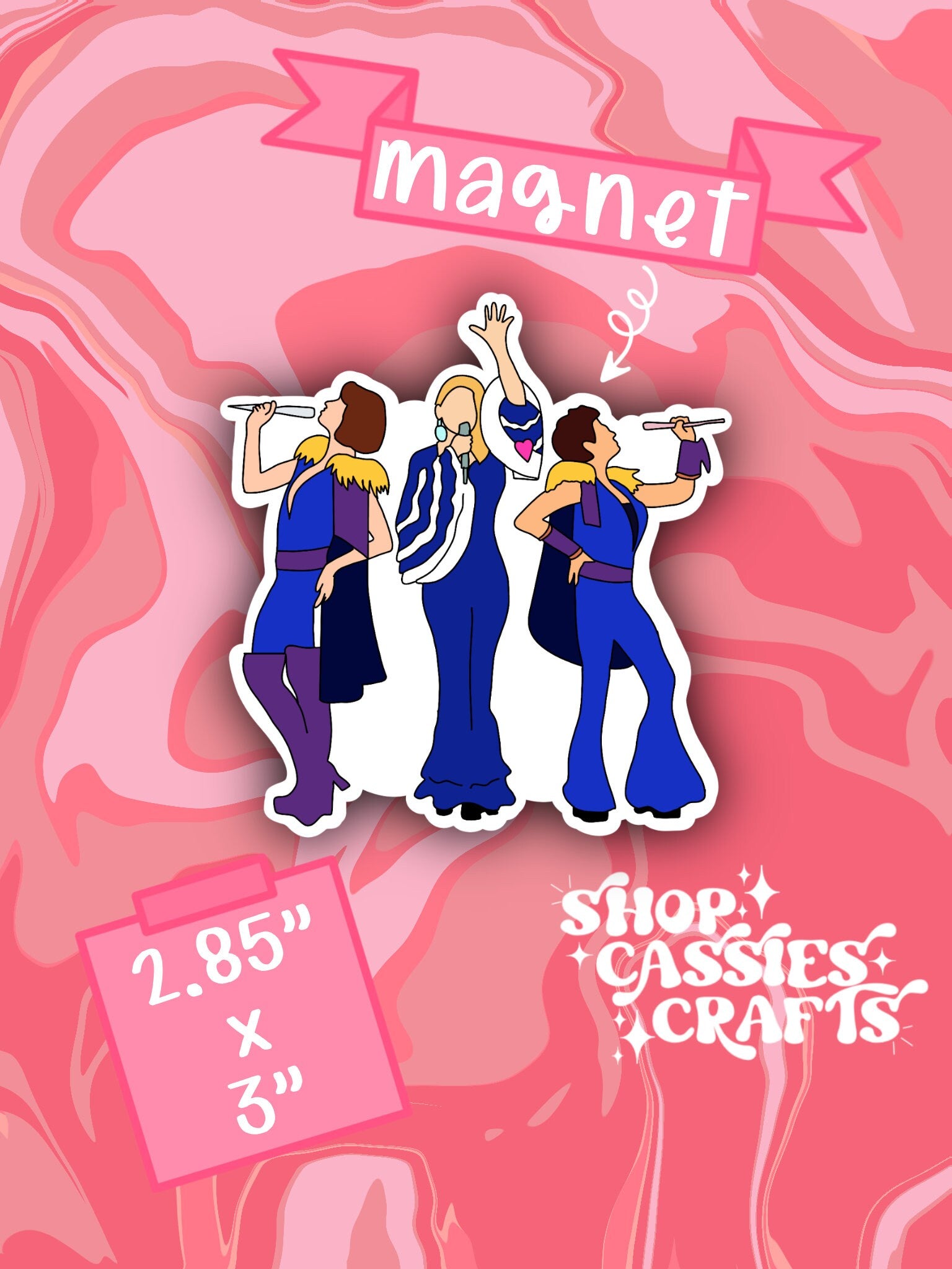 Mamma Mia Donna & Dynamos Magnet - ShopCassiesCrafts