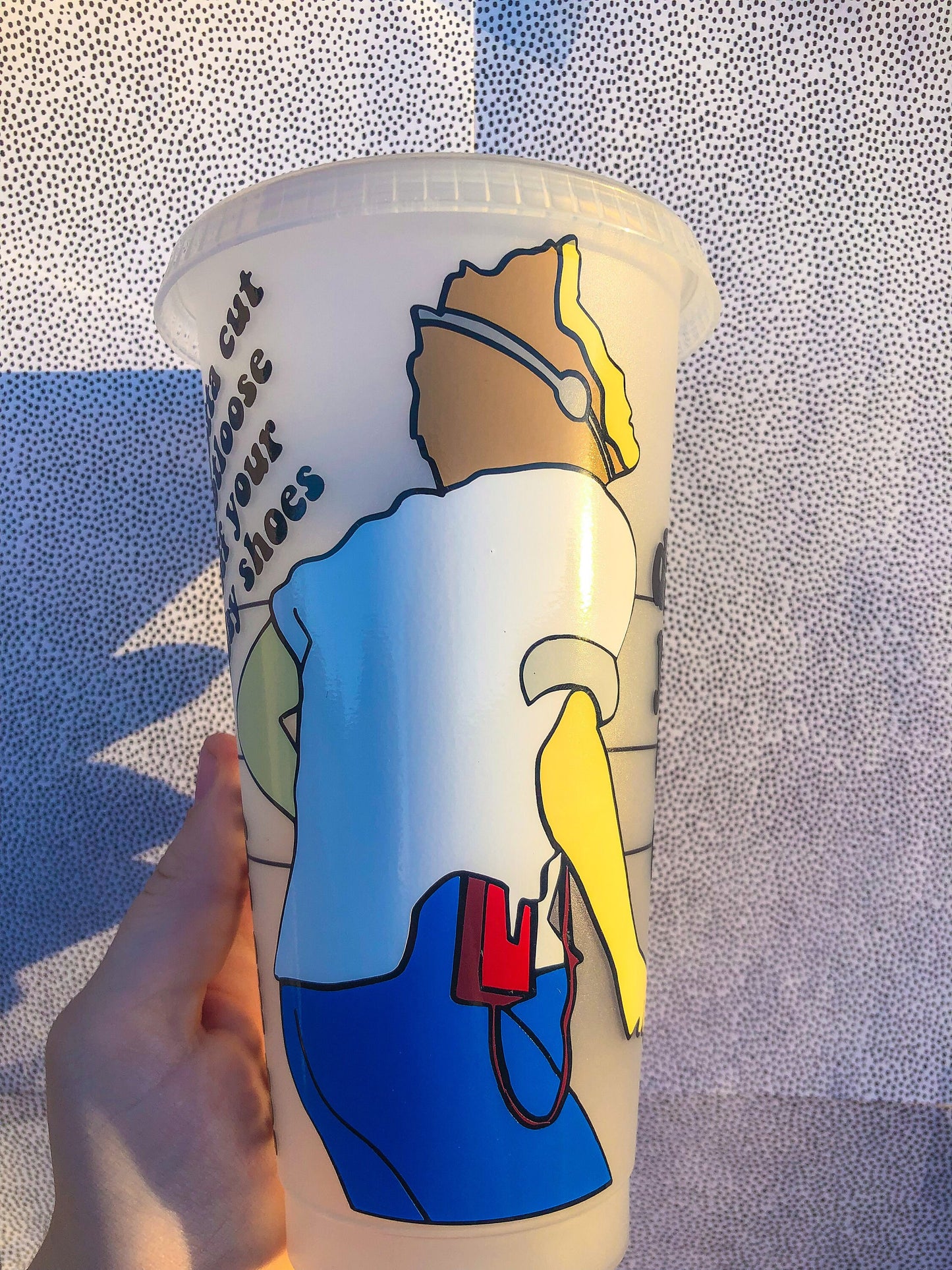 Footloose Starbucks Decorated Cold Cup