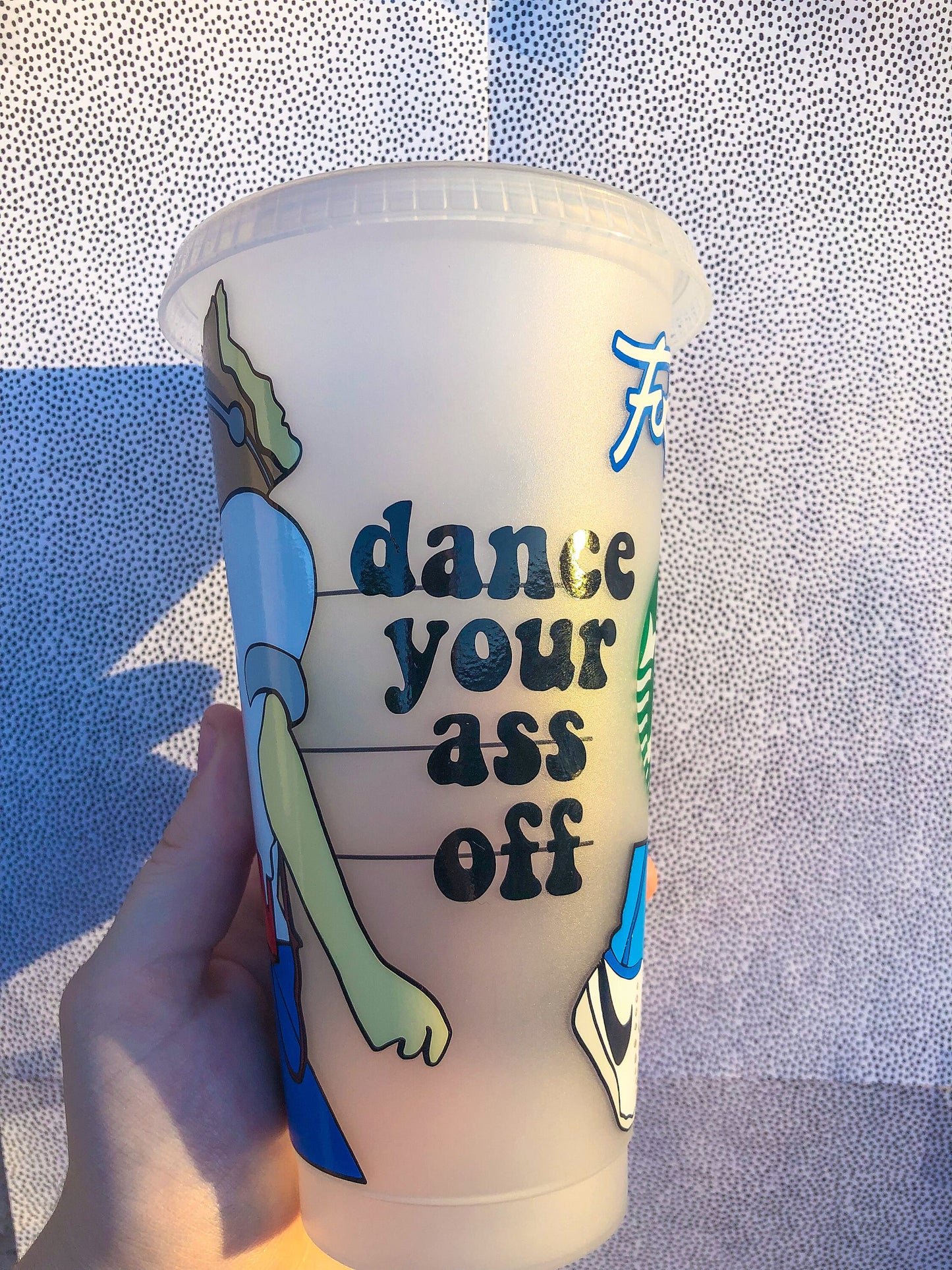 Footloose Starbucks Decorated Cold Cup