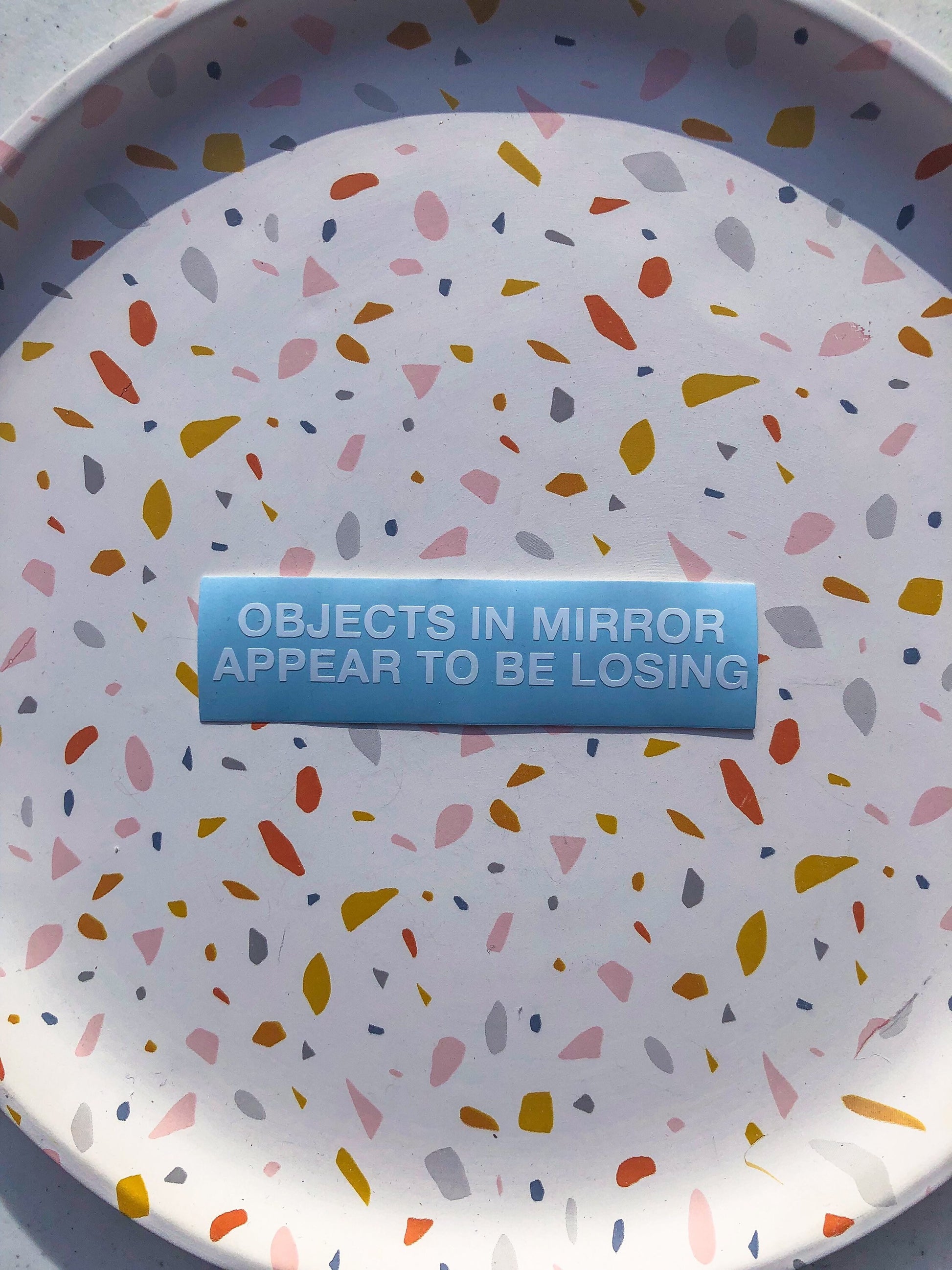 Objects In Mirror Appear To Be Losing Small Car Window Decal - ShopCassiesCrafts