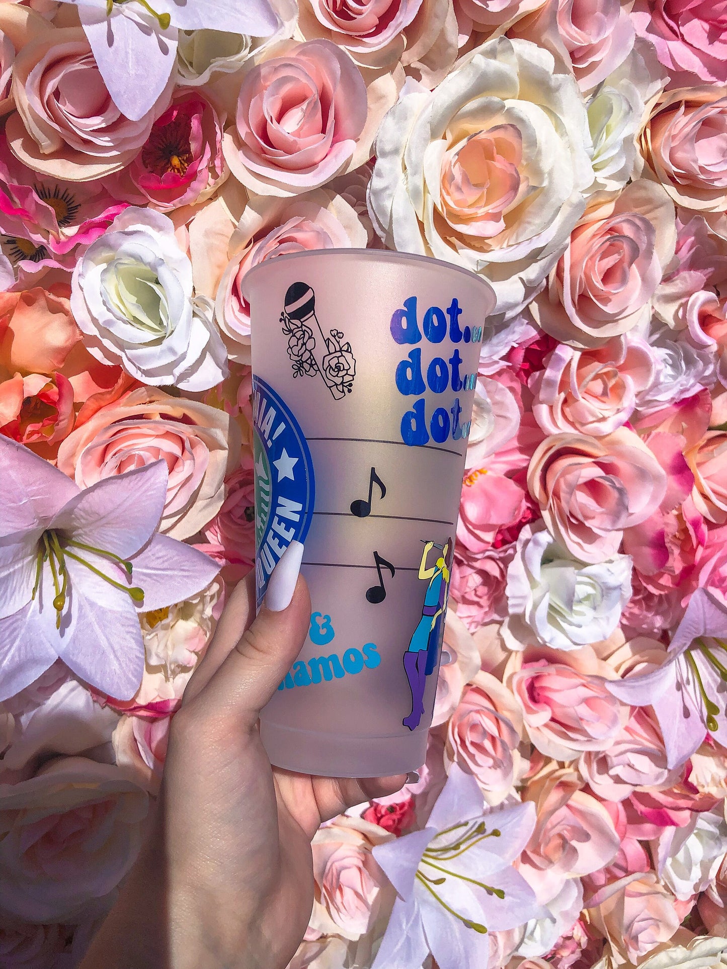 Mamma Mia Movie //ABBA Starbucks Decorated Cold Cup