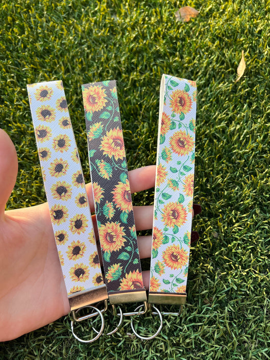 Patterned Themed Wristlet Keychain Fobs - ShopCassiesCrafts