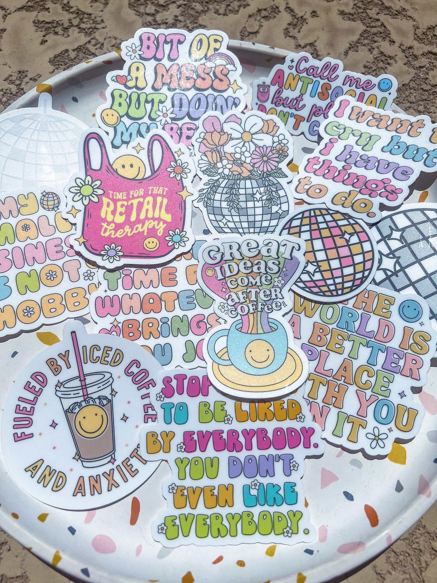 Call Me Antisocial But Please Don't Call Me Sticker - ShopCassiesCrafts