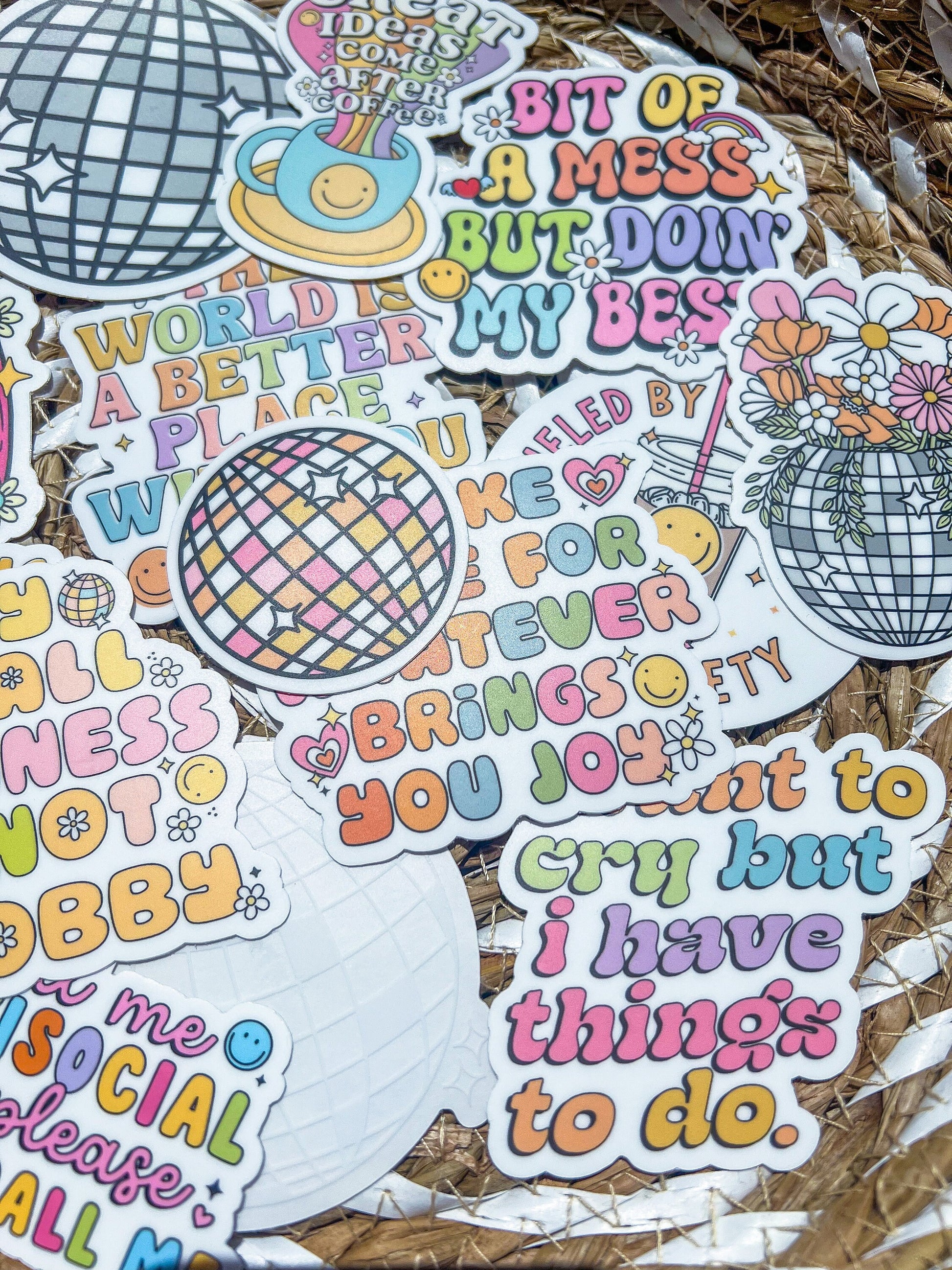 I Want To Cry But I Have Things To Do Sticker - ShopCassiesCrafts