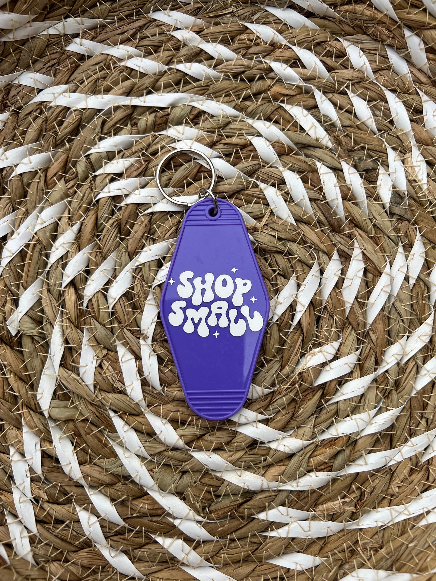 Shop Small Purple Motel Keychain