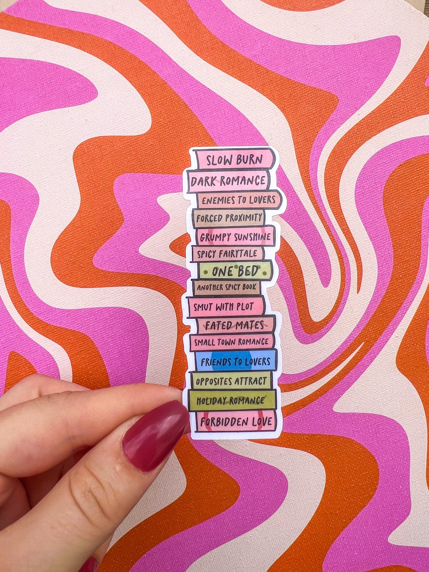 Book Themed Stickers