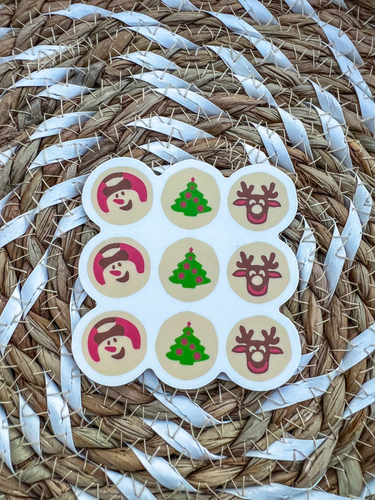 Christmas Sugar Cookie Sticker - ShopCassiesCrafts