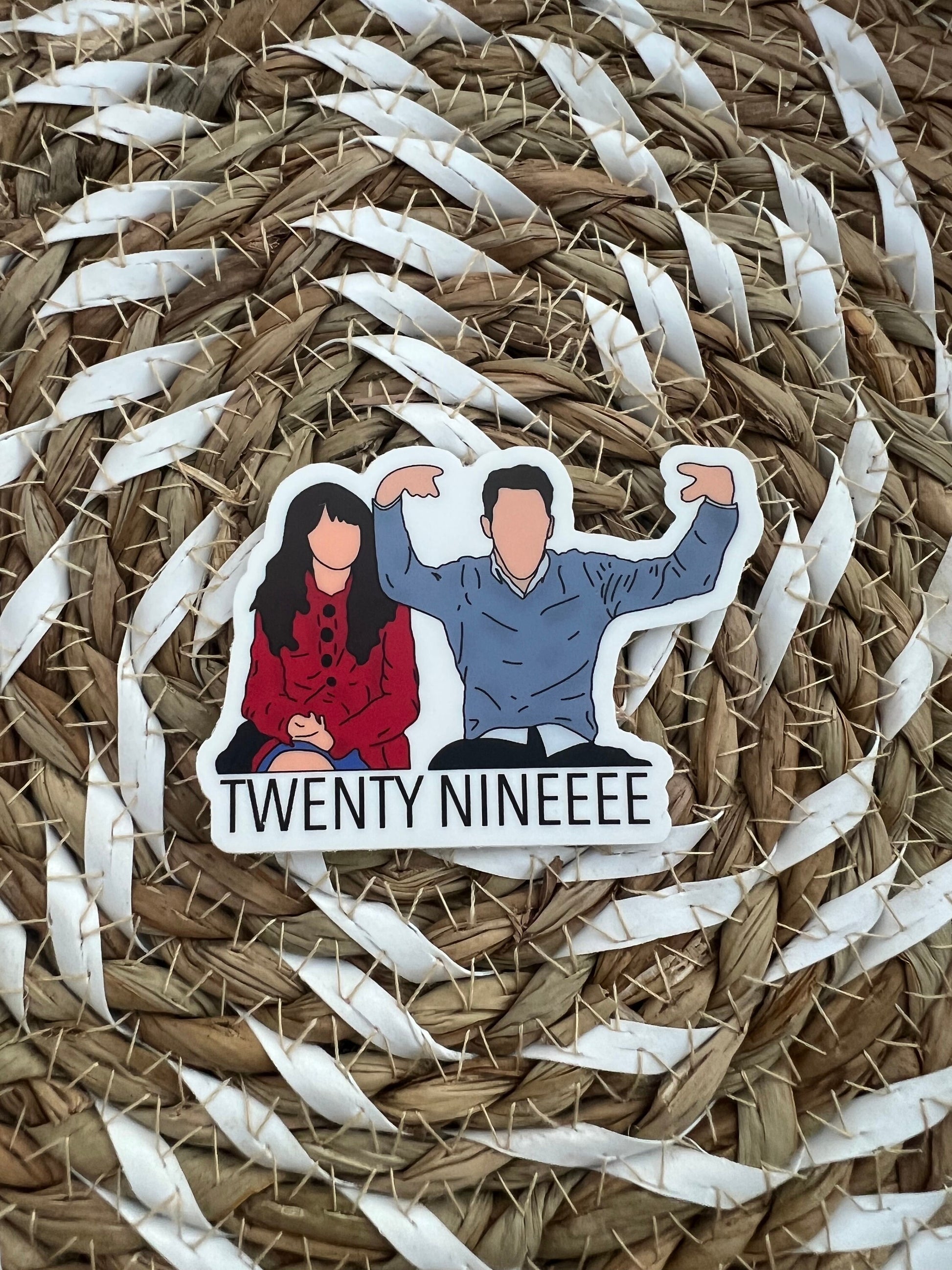 New Girl Inspired Stickers - ShopCassiesCrafts