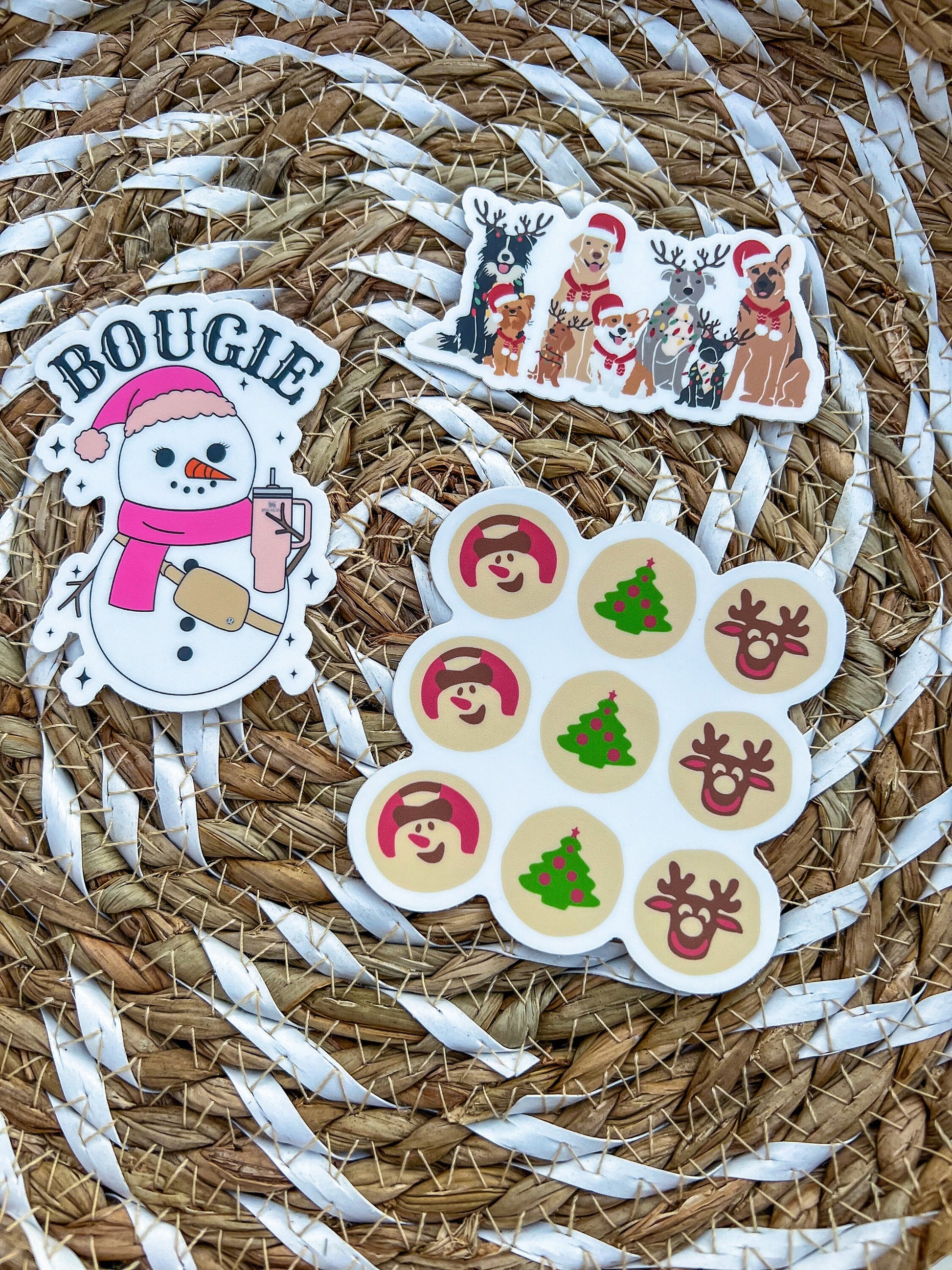 Bougie Snowman Sticker - ShopCassiesCrafts