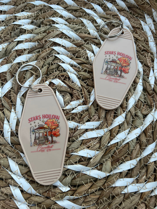 Stars Hallow Motel Keychain - ShopCassiesCrafts