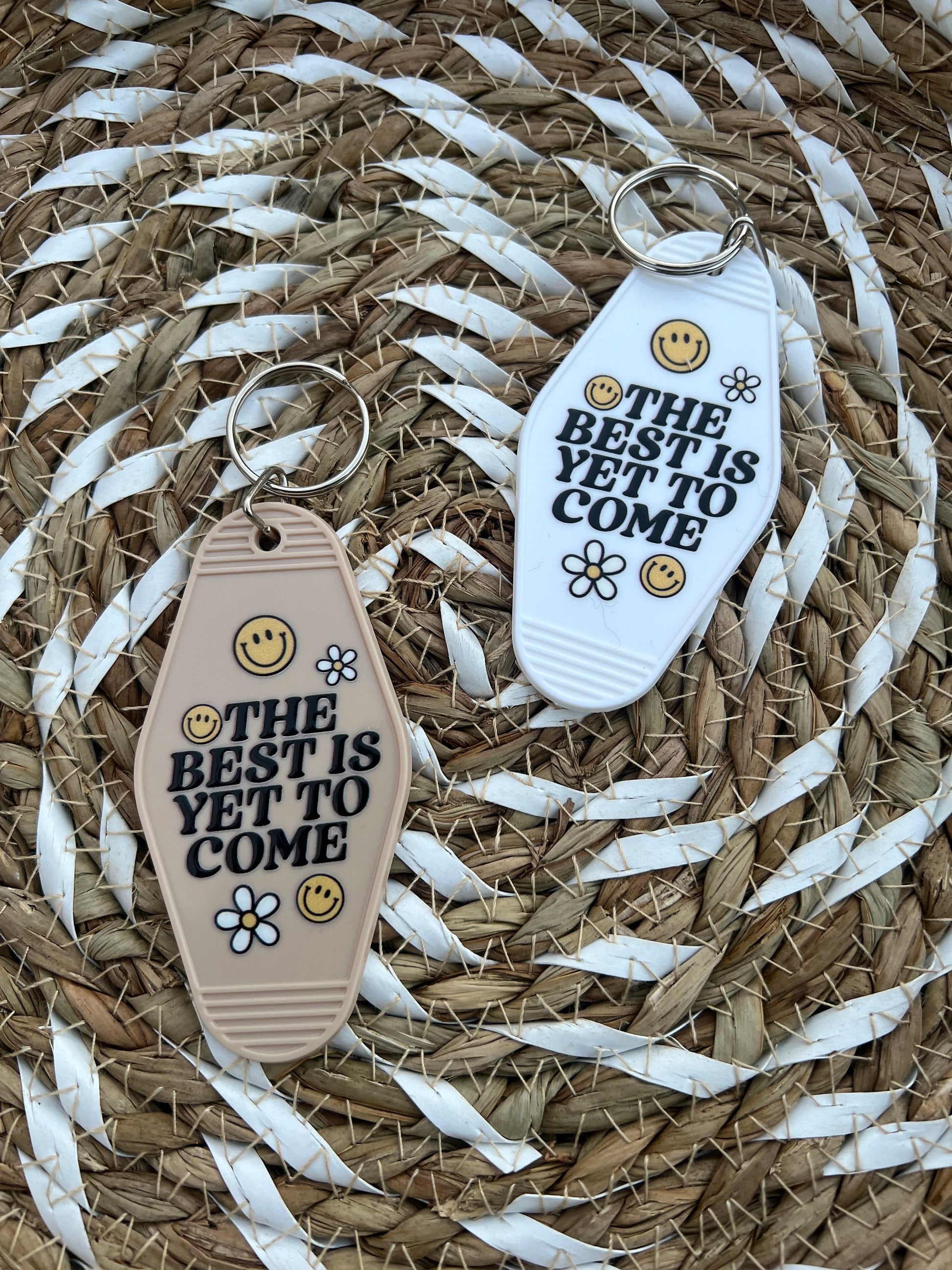 The Best Is Yet To Come Motel Keychain - ShopCassiesCrafts