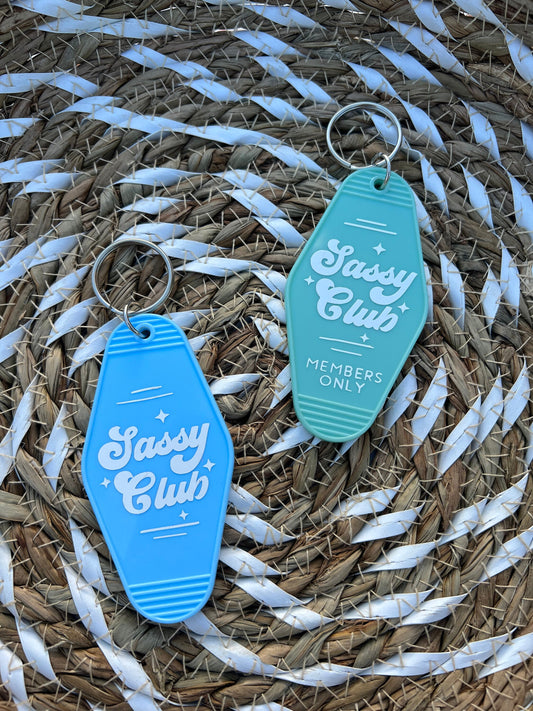 Sassy Club Motel Keychain