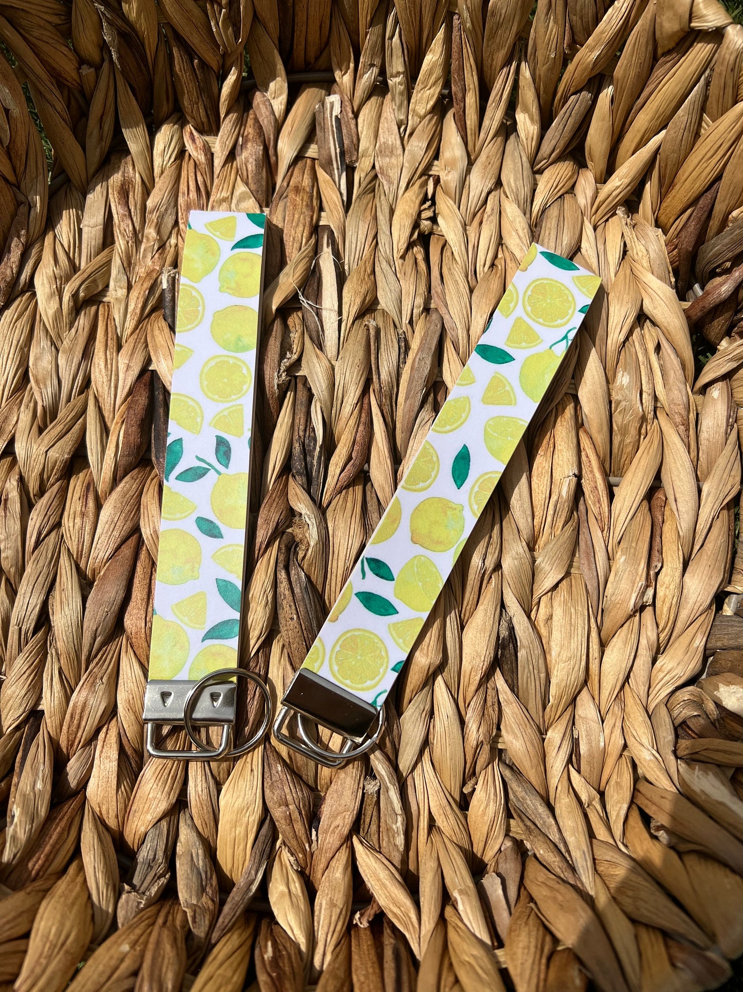 Fruit Themed Wristlet Keychain Fobs