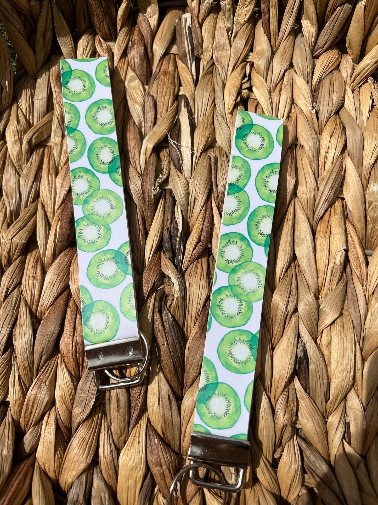 Fruit Themed Wristlet Keychain Fobs