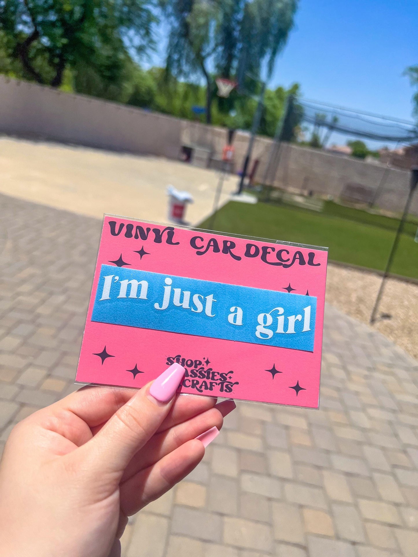 I'm Literally Just A Girl Decals