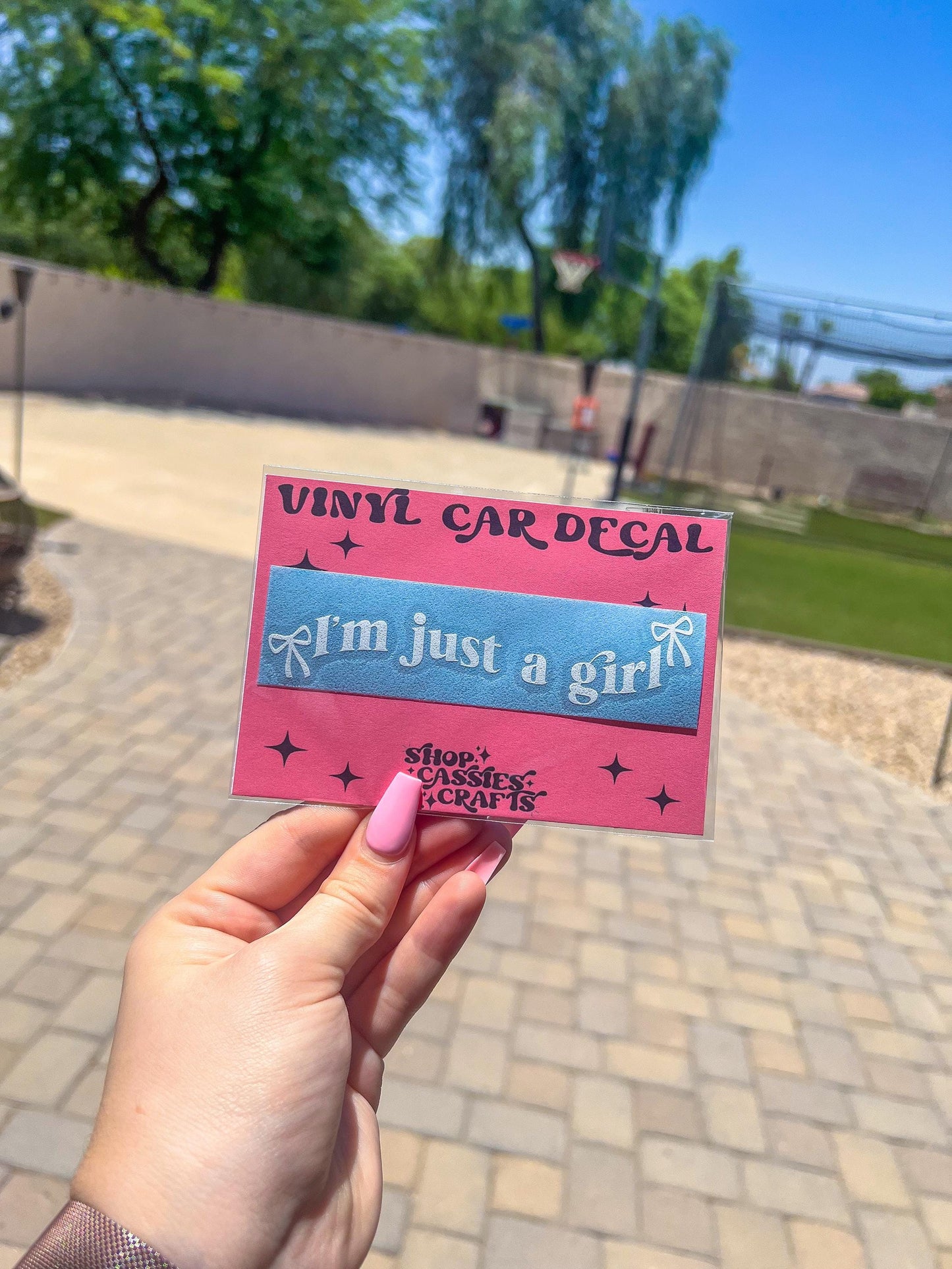 I'm Literally Just A Girl Decals