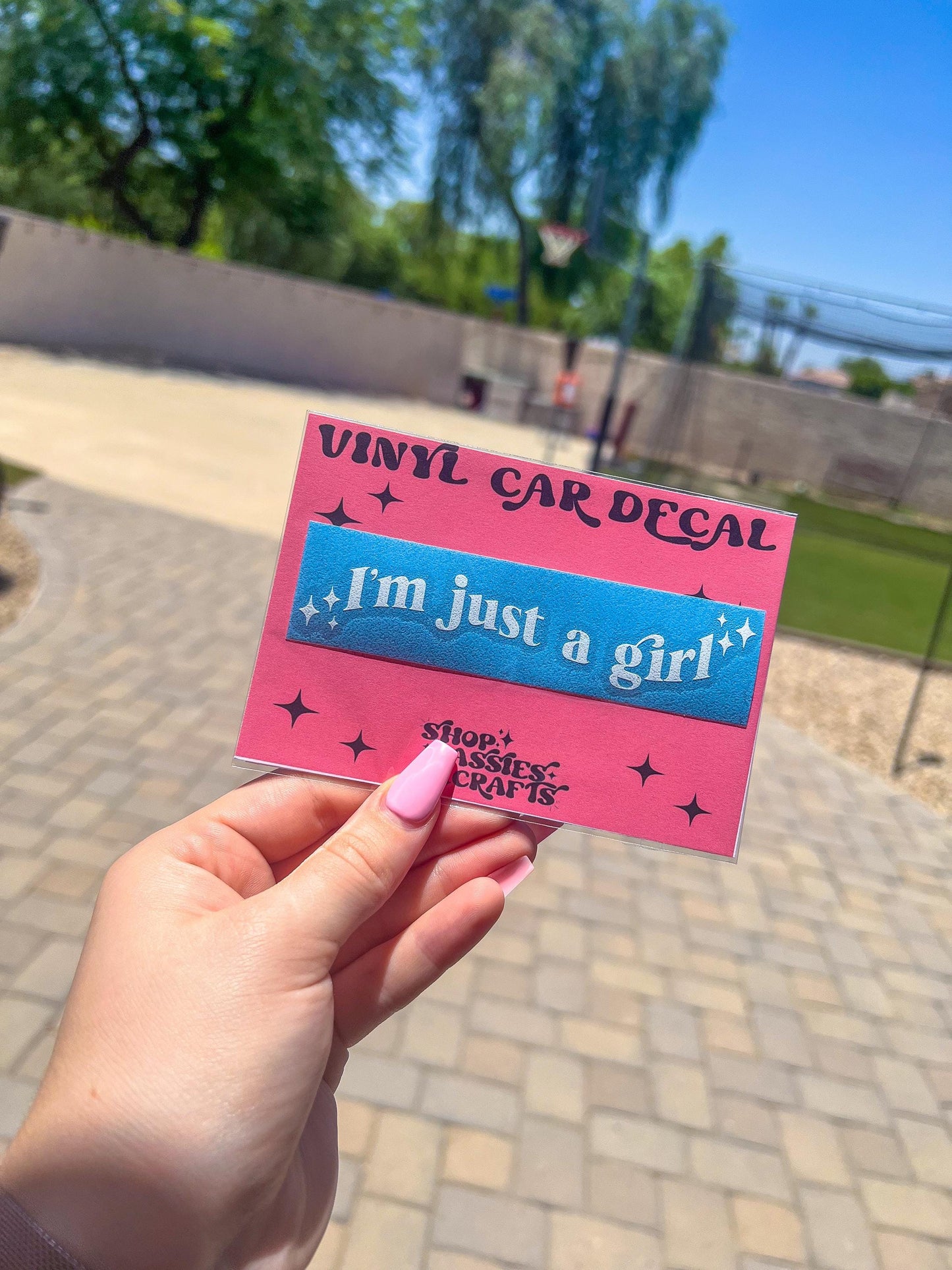 I'm Literally Just A Girl Decals