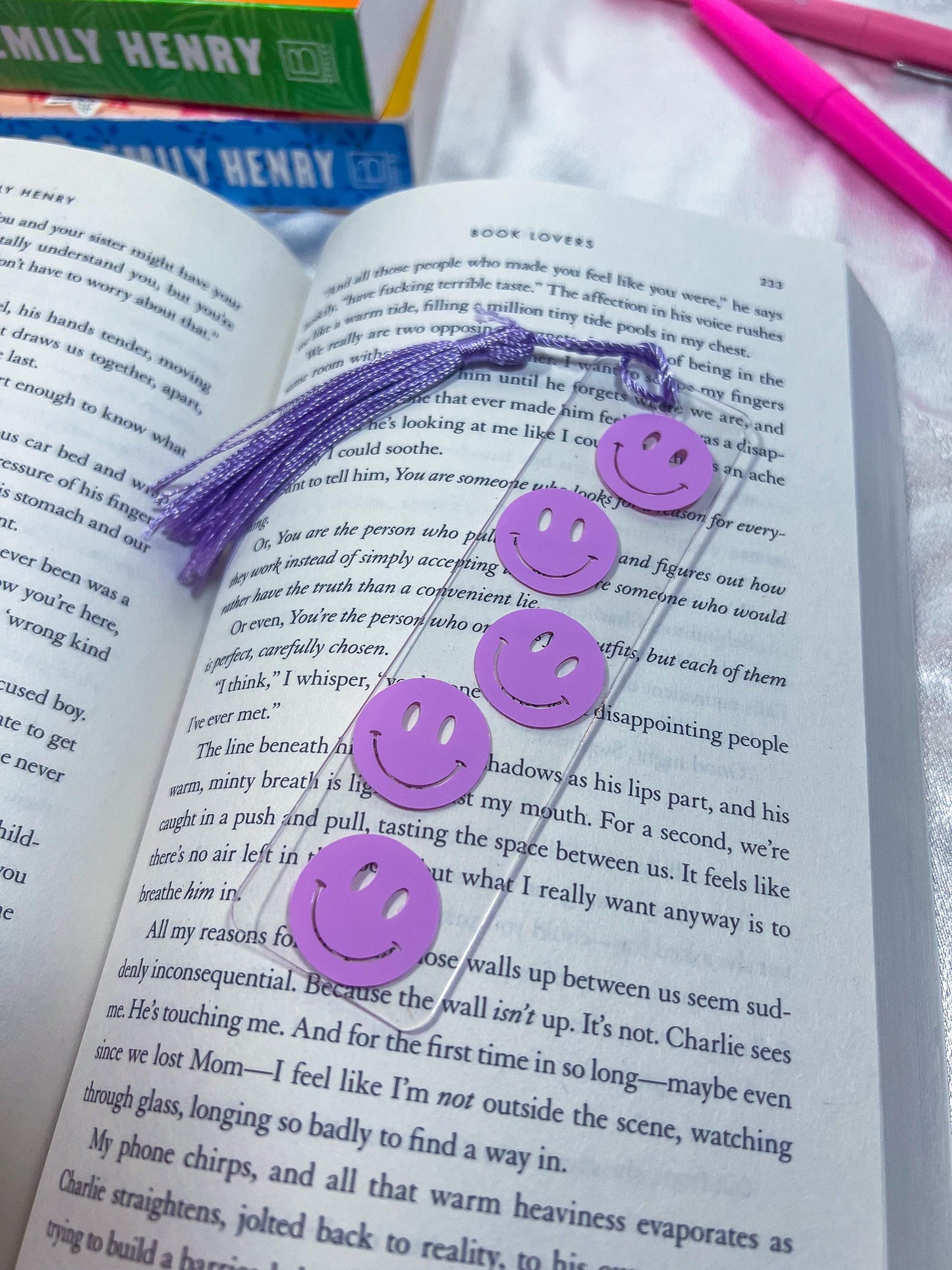 Cute Vinyl Acrylic Bookmarks