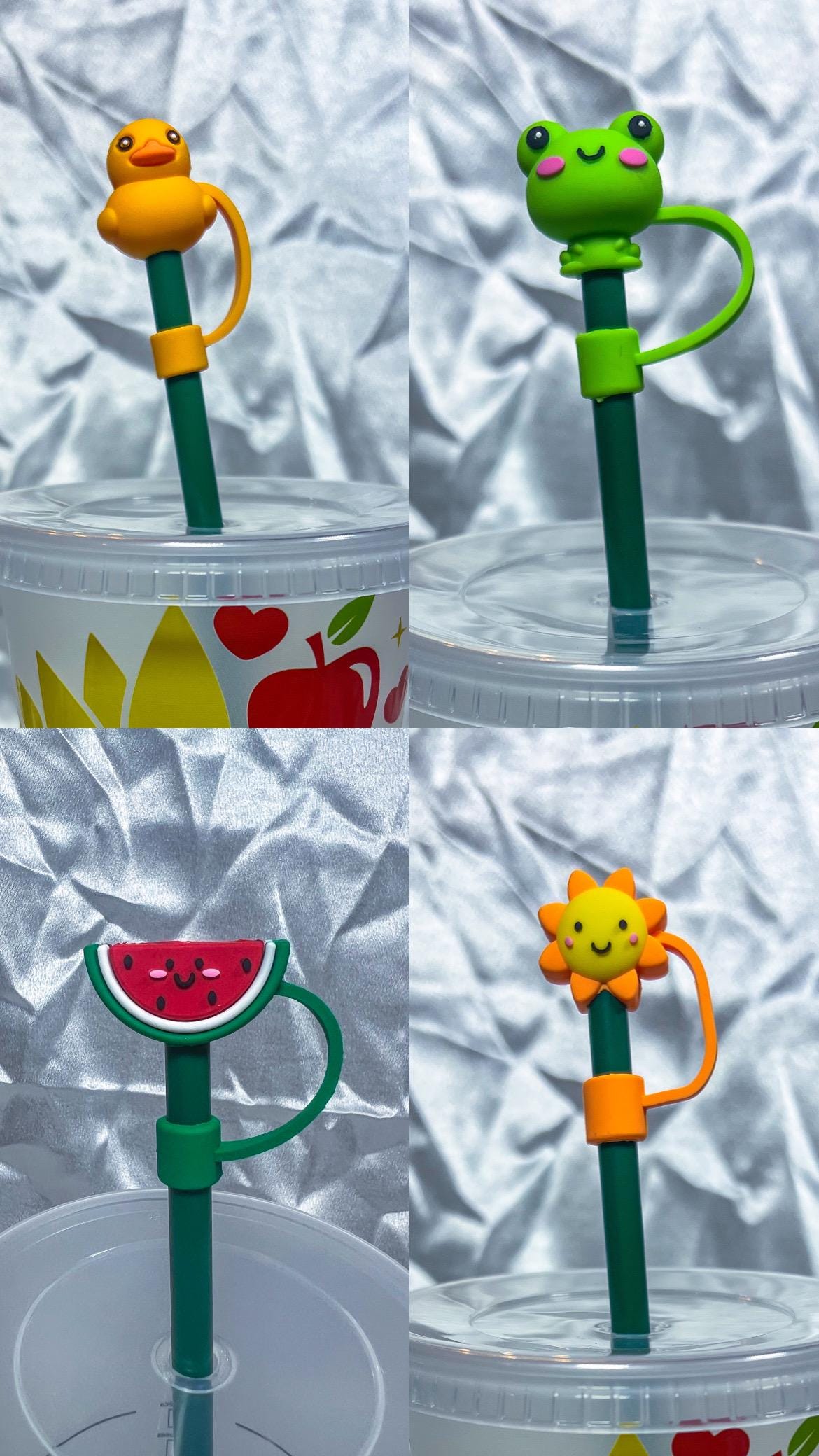 SMALL Straw Toppers