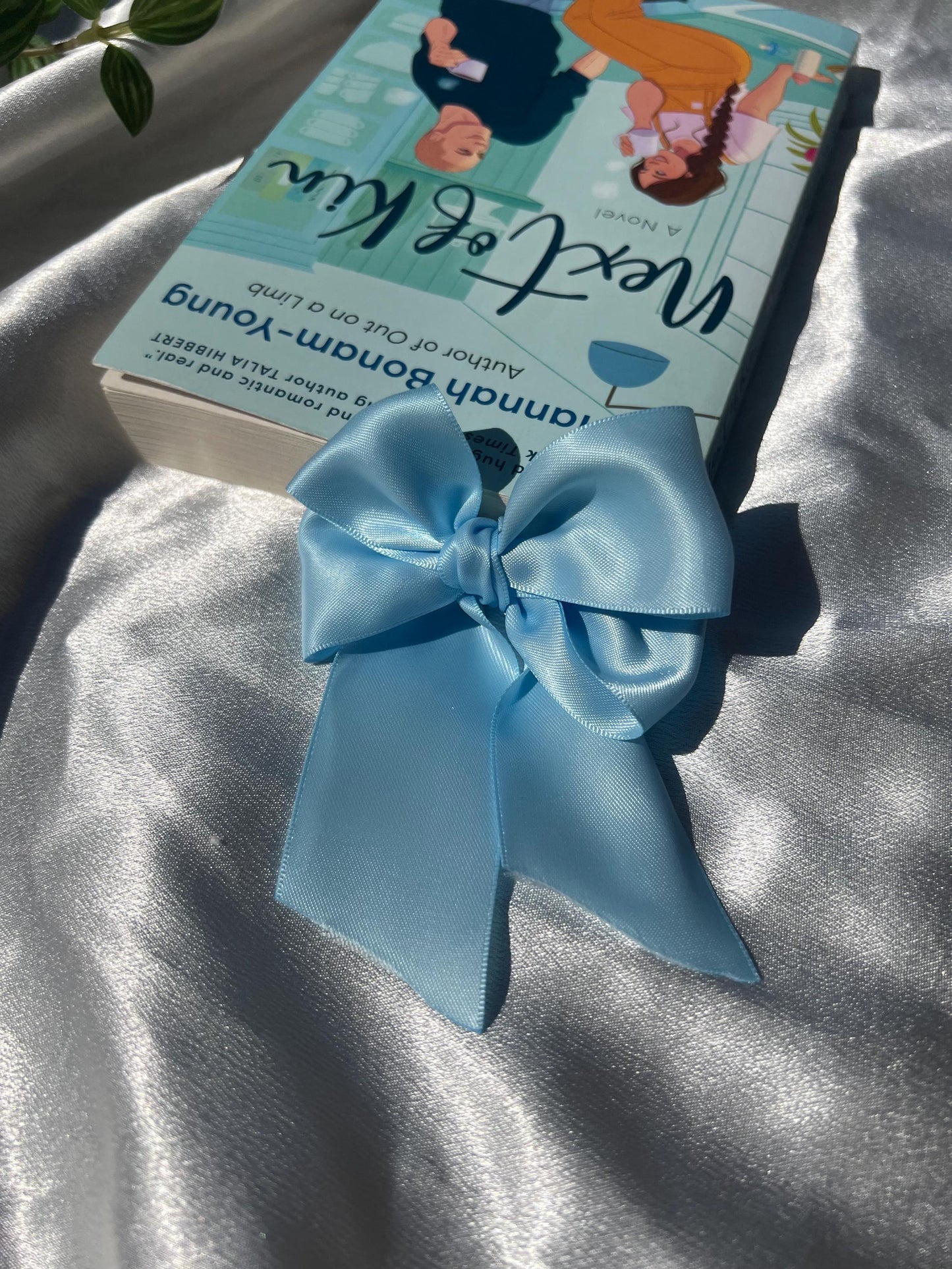 Bow Satin Ribbon Bookmarks || Bookshelf Accessory || Trendy, Coquette Bookmark for Readers || Gift for Book Lovers